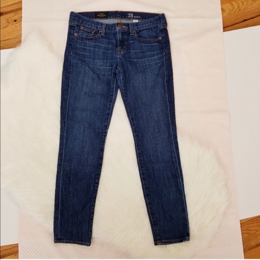 J crew toothpick Jeans size 28 ankle